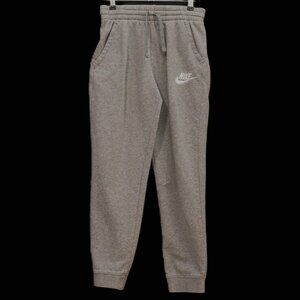 Nike Gray Jogger Sweatpants Elastic Tie Waist Boys Large